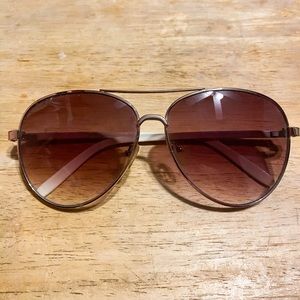 F21 Floral Aviator Sunglasses